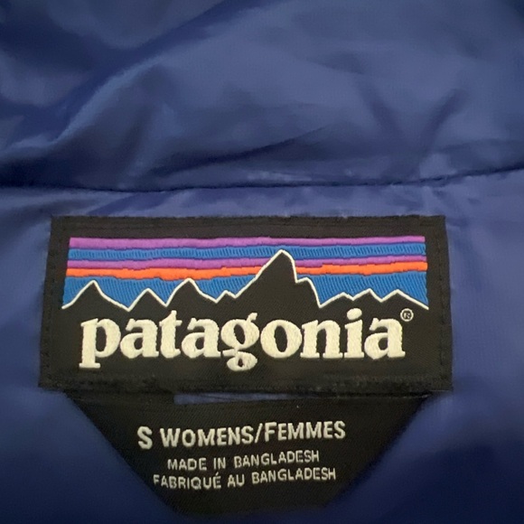 Patagonia Down Hoodie Blue | Women’s Small | Lightweight Packable - Picture 6 of 7